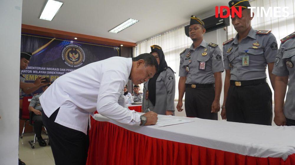 Gaspol Awal Tahun, Kanwil Ditjenpas Jateng Teken Perjanjian Anggaran