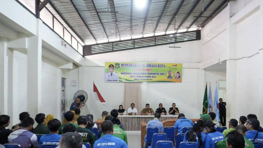 Pemko mengapresiasi National Paralympic Committee (NPC) Medan yang telah membina atlet disabilitas (Dok. Diskominfo Medan)
