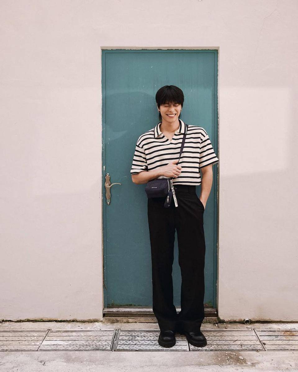 outfit nuansa putih ala Glenn Yong (instagram.com/glennyqh)