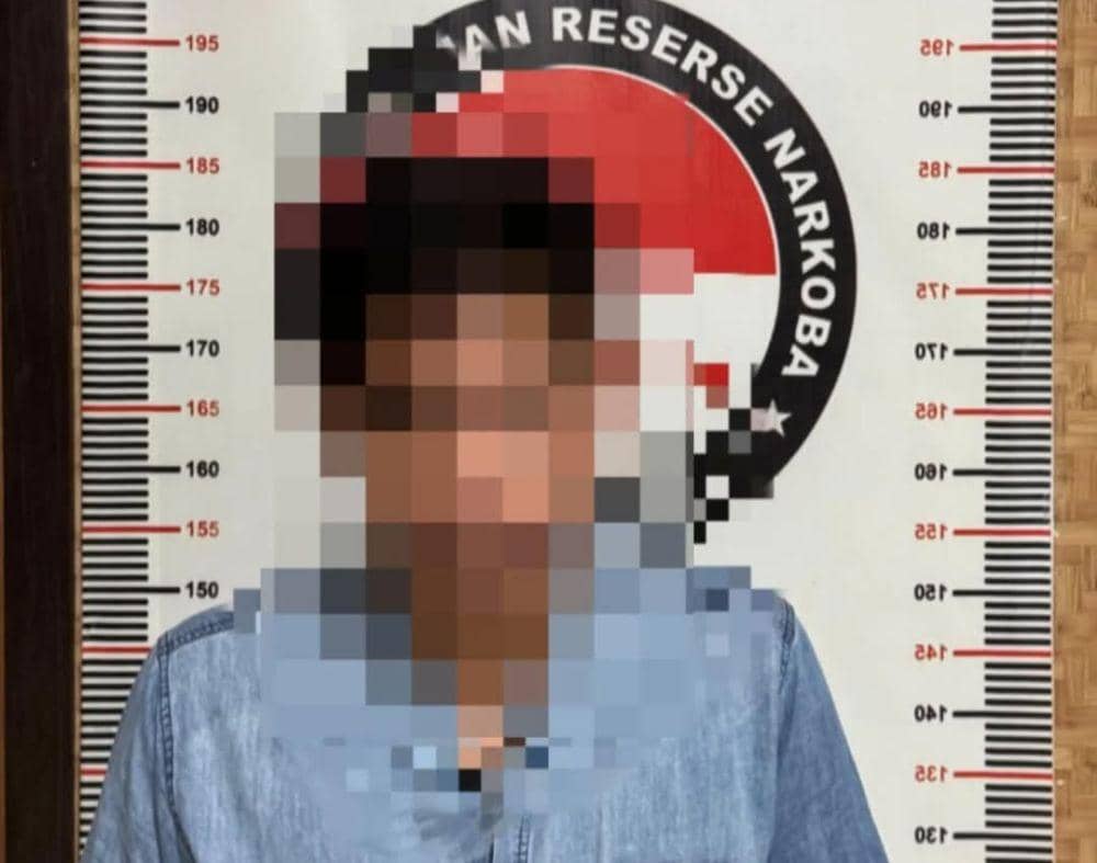 Tersangka BA (37) kini ditahan di Mapolres Berau. (Dok. Polres Berau)