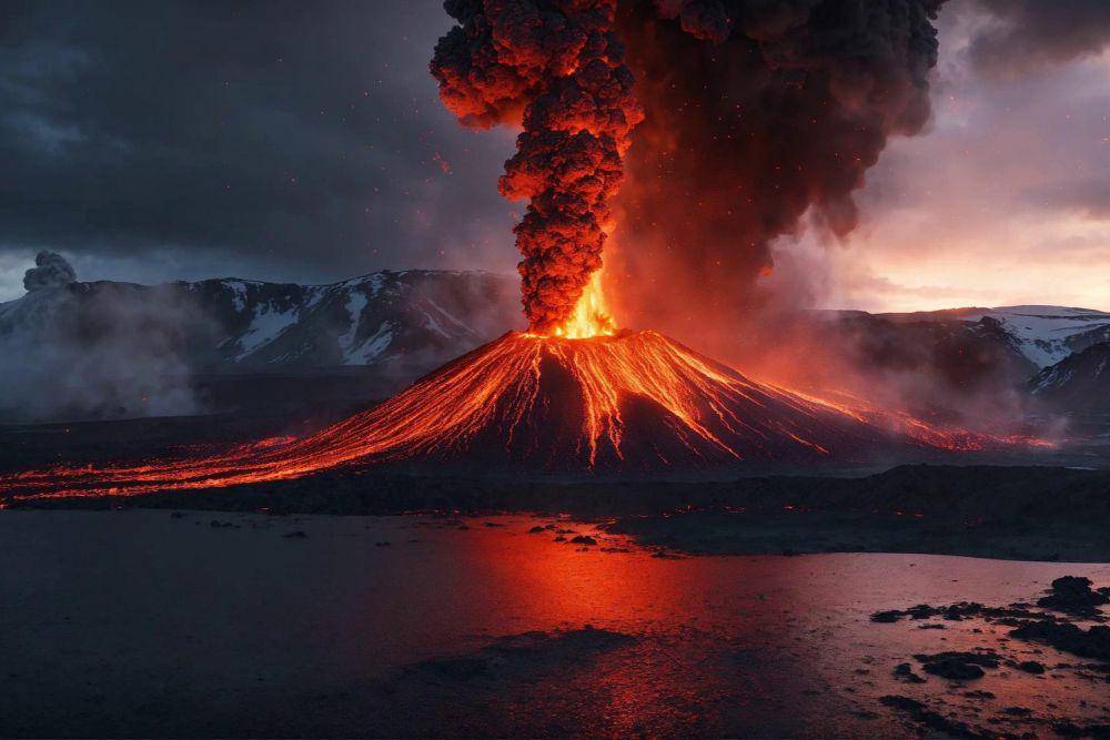 letusan gunung berapi (pixabay.com/Julius H)