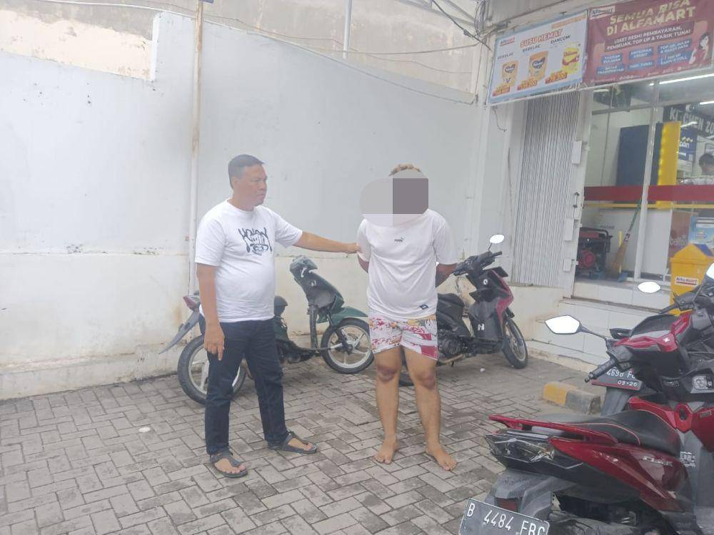 Pelaku pencurian sepeda motor di Bekasi. (Dokumen Polsek Tambun Selatan)