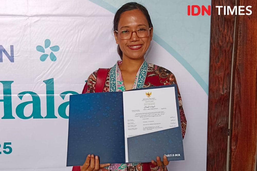 Salah satu pelaku UMKM di Bali (IDN Times/Ayu Afria)