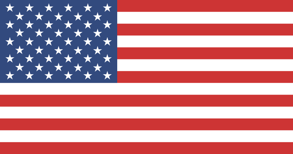 ilustrasi bendera Amerika dengan 50 bintang (Pixabay.com/Relentless)
