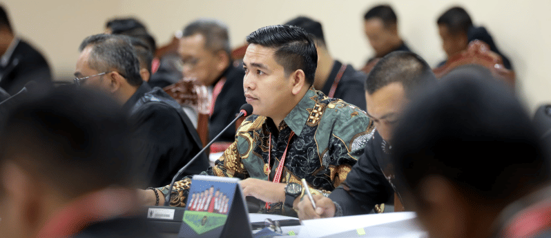 Bawaslu OKU memberikan keterangan terkait jalannya Pilkada (Dok: Humas MK)