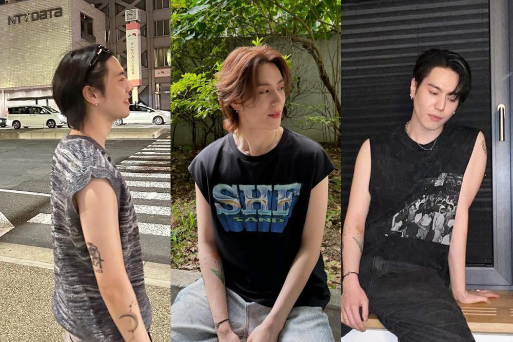 7 Inspirasi Outfit Sleeveless ala Yugyeom GOT7, Kasual Manly!