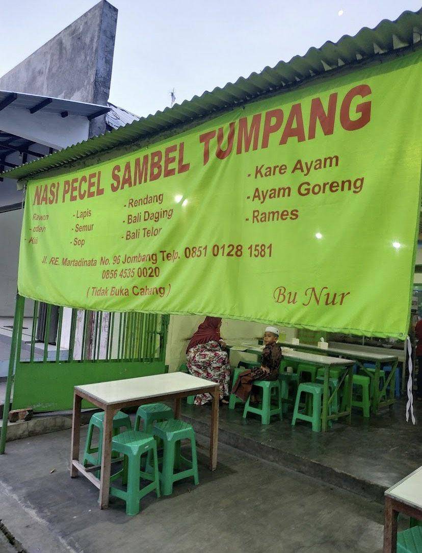 Nasi Pecel Sambel Tumpang Bu Nur (google.com/maps/Arif Mansyuri)