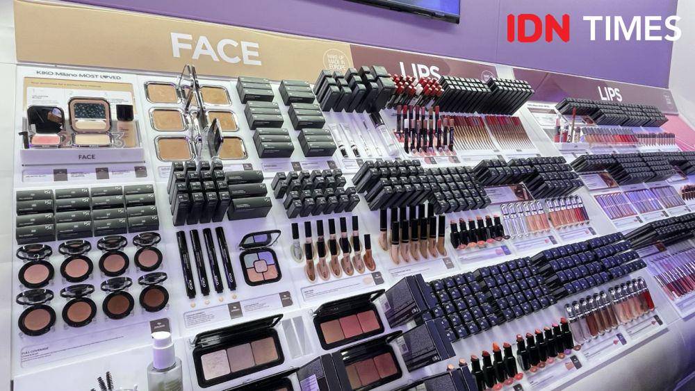 Makeup Best Seller dari KIKO Milano pada Grand Launching (17/1/25). (IDN Times/Dina Salma)