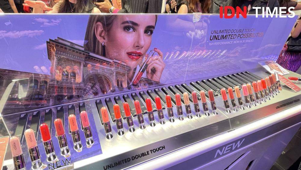 Makeup Best Seller dari KIKO Milano pada Grand Launching (17/1/25). (IDN Times/Dina Salma)