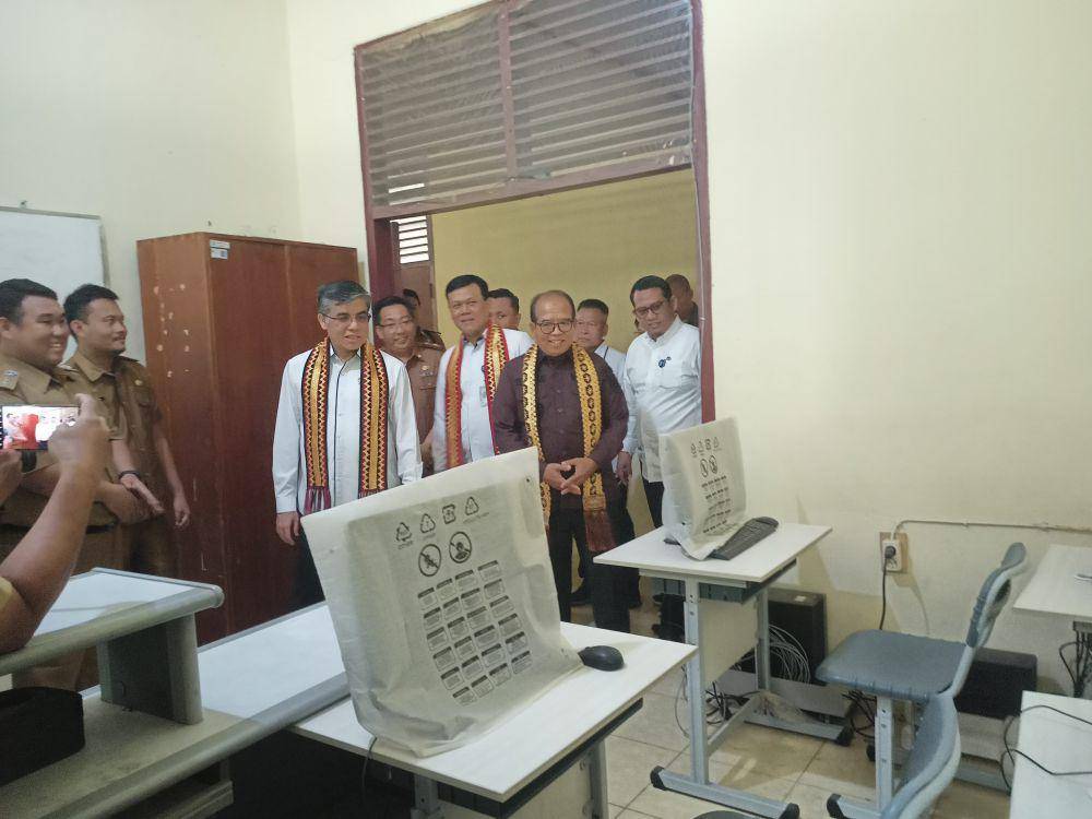 Menteri Ketenagakerjaan RI, Prof. Yassierli saat memantau UPTD BLK Lampung (IDN Times/Muhaimin)