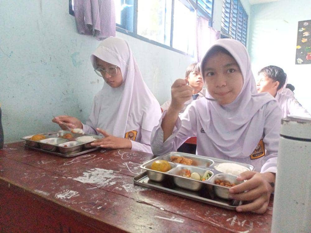 Inin Nastain IDN Times/ Menikmati MBG