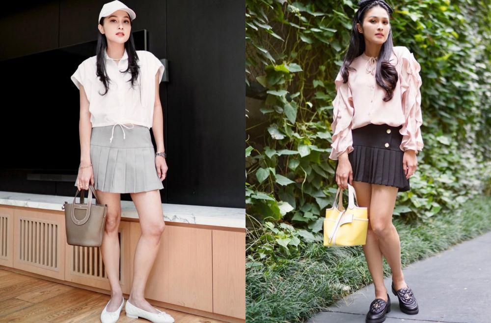 9 Mix and Match Mini Skirt ala Sandra Dewi, Looks Pretty!
