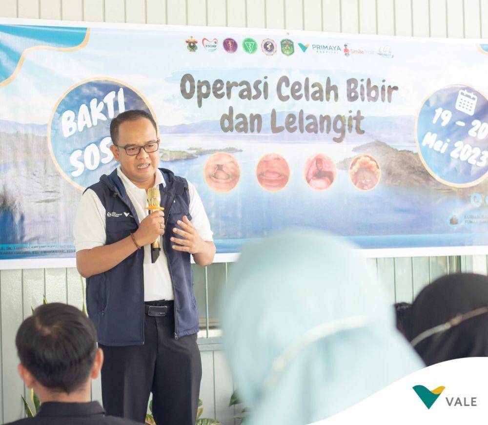Bakti sosial operasi CBL kolaborasi PT Vale, Primaya Hospital, PDGI, Yayasan Smile Train, dan Yayasan Celebes Cleft Center (instagram.com/ptvaleindonesia)