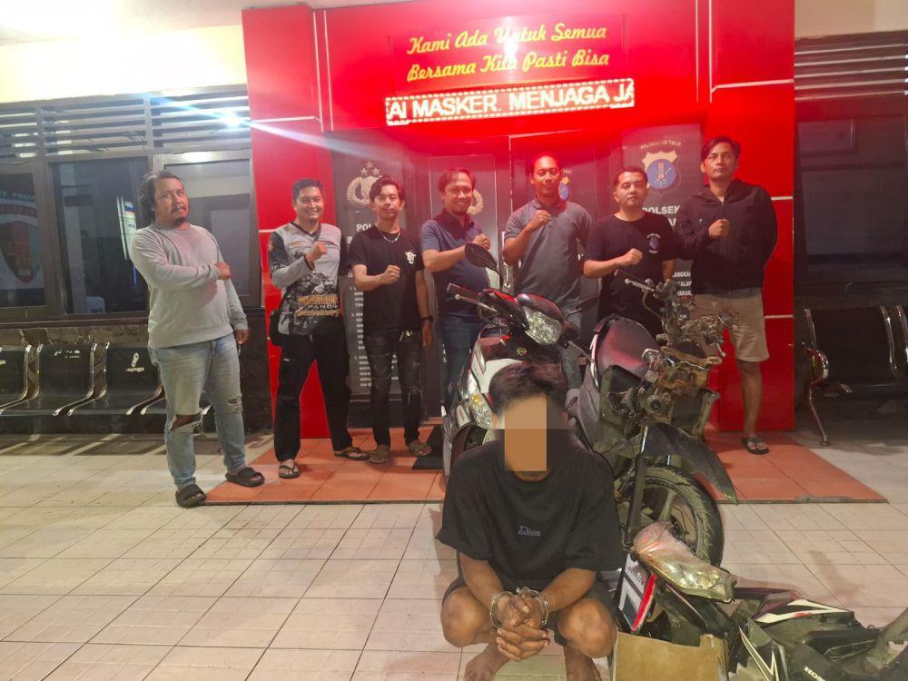 Residivis Kasus Pencurian Beraksi Lagi, Gasak Dua Motor di Balikpapan