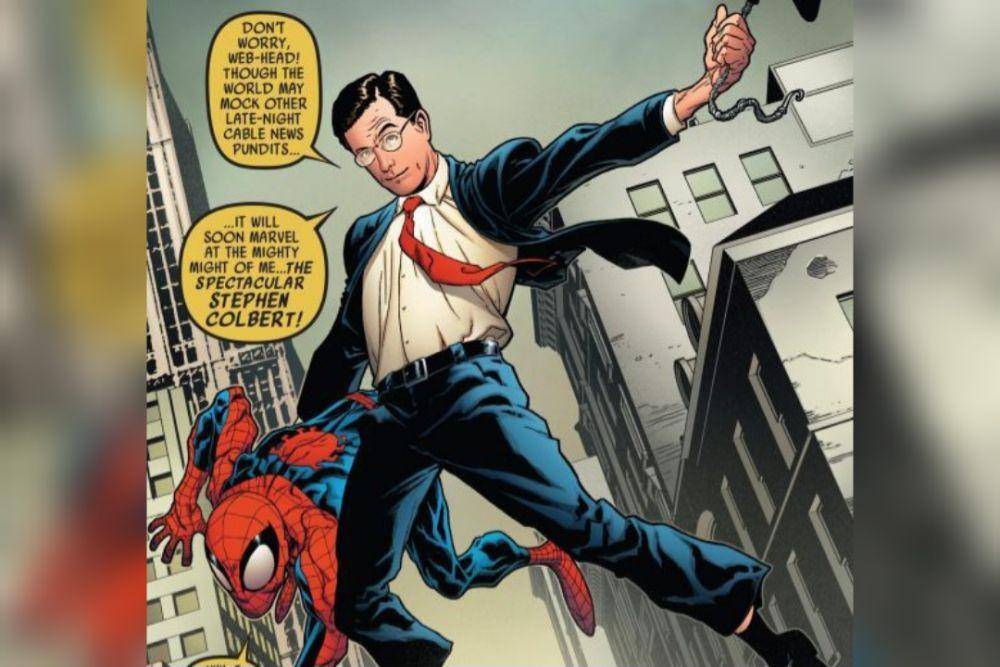 Stephen Colbert (dok. Marvel Comics/The Amazing Spider-Man)