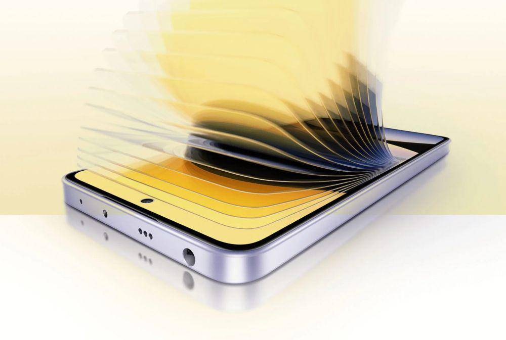 tampilan bingkai atas dan kiri Xiaomi Redmi Note 14 5G (mi.com)