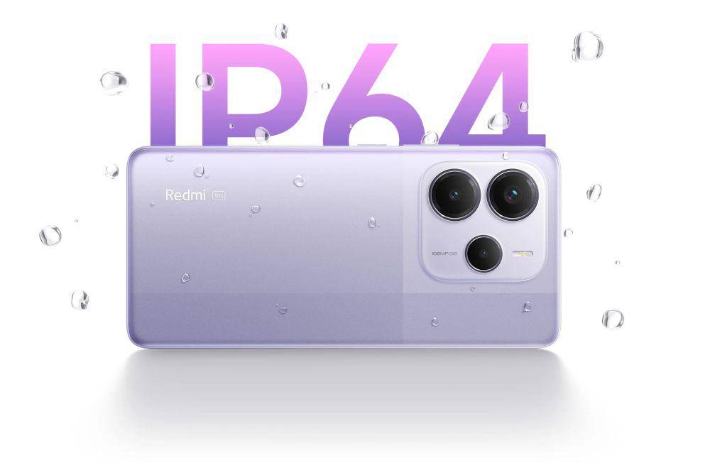 ilustrasi Xiaomi Redmi Note 14 5G yangbersertifikasi IP64 (mi.com)