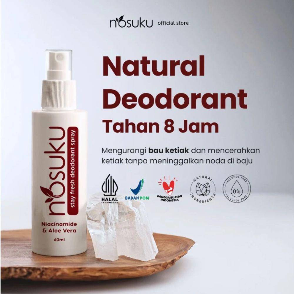 NOSUKU Stay Fresh Deodorant (shopee.co.id/nosukuindonesia)