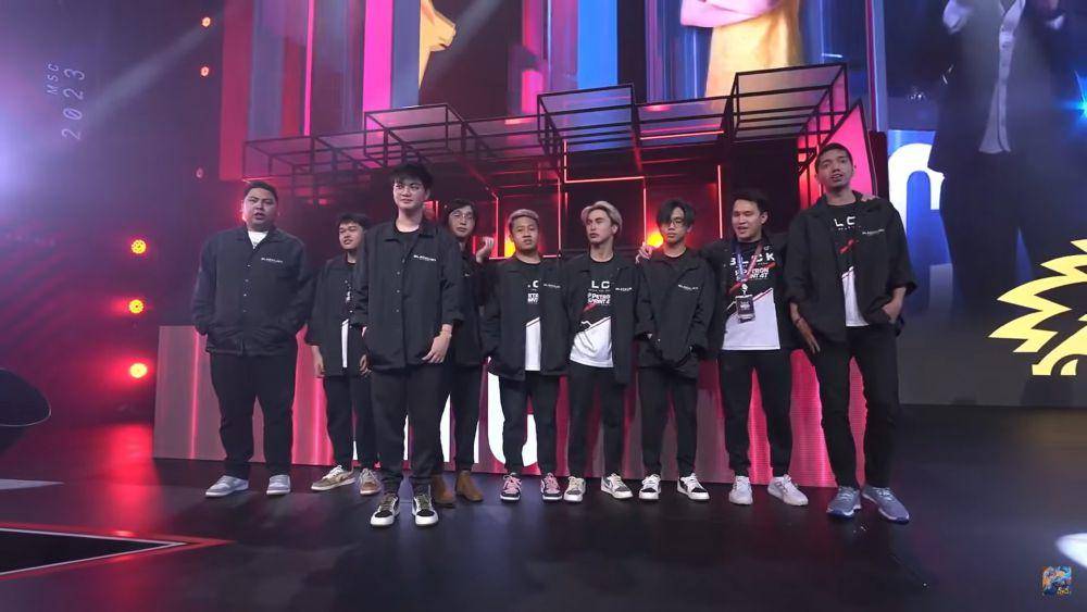 Potret tim Blacklist International di MSC 2023 (YouTube.com/Mobile Legends: Bang Bang)