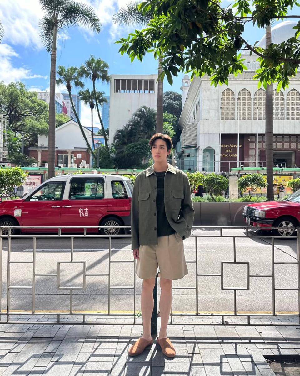 mix and match short pants ala Tor Thanapob (instagram.com/thanapob_lee)