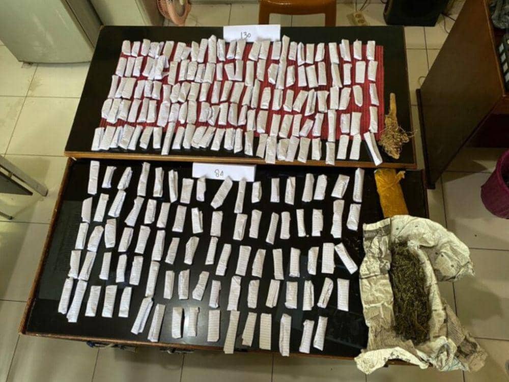 Ilustrasi barang bukti narkoba jenis ganja yang berhasil disita dari rumah pelaku. (Dok. Polres Lahat)