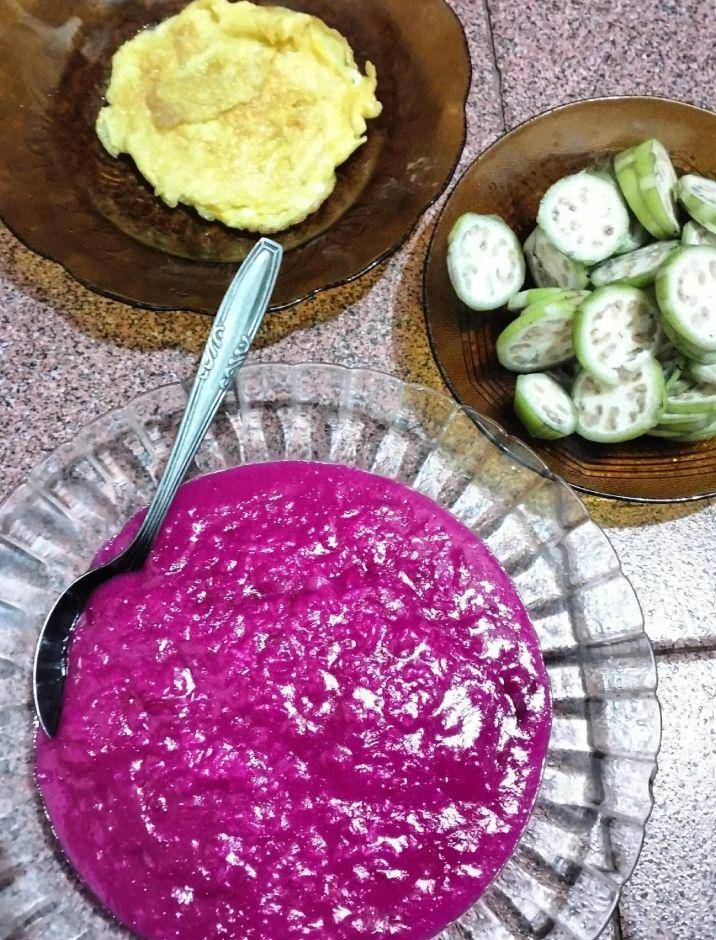potret cao sebagai menu pendamping pisang batu muda (lemon8.com/Nur Jannah)