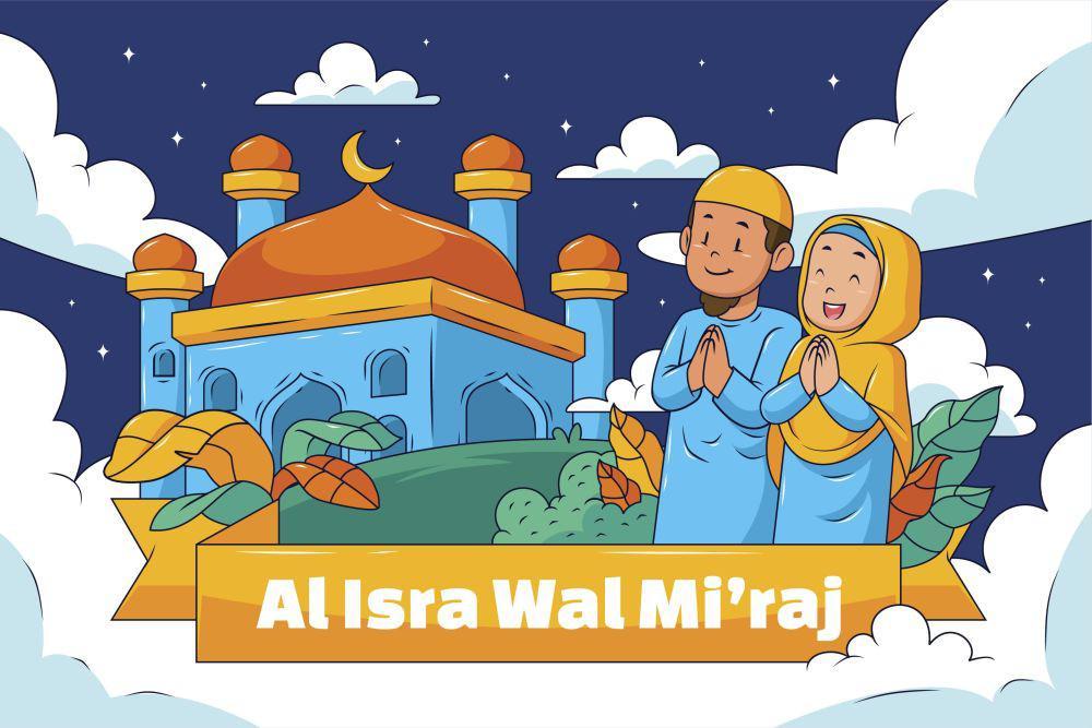 Inspirasi Gambar Kartun Tema Isra Miraj 2025, Edukatif!