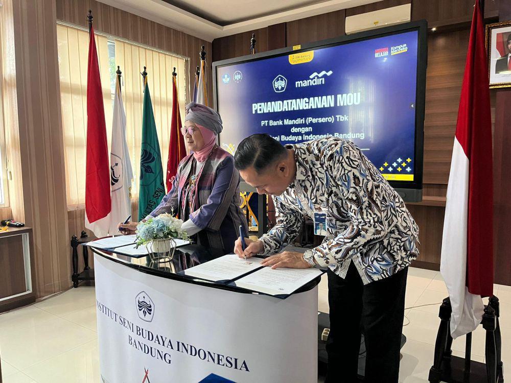 Layanan di Sektor Pendidikan, Bank Mandiri Kerja Sama dengan ISBI