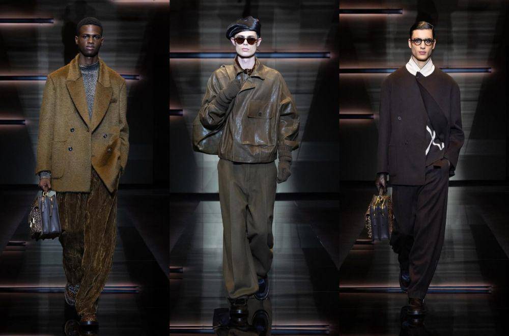 Emporio Armani F/W 2025-26 di Milan Fashion Week Men's (instagram.com/emporioarmani)