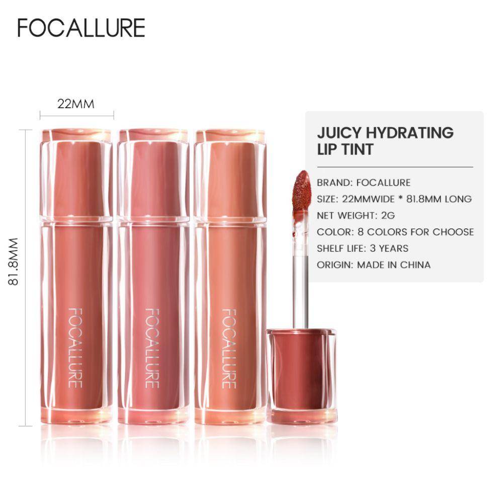 FOCALLURE Dewy Lip Tint (shopee.co.id/Focallure Official Shop)