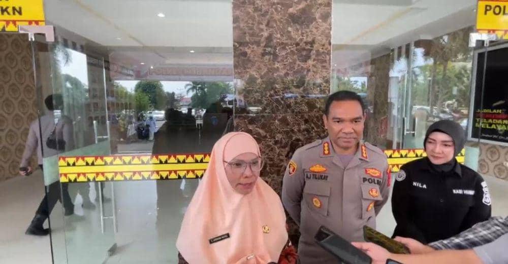Wawancara dengan Kadisdik Pemkot Bandar Lampung, Eka Afriana dan Kapolres Bandar Lampung, Alfred Jacob Tikulay