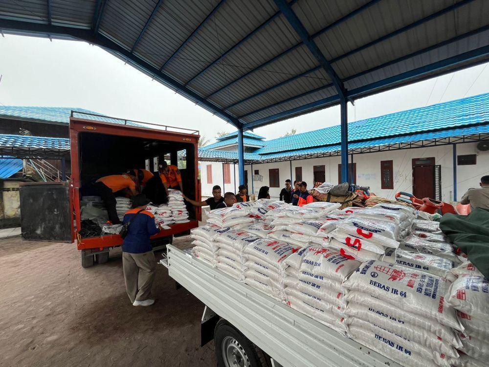 3.569 Rumah Warga Terendam Banjir Batubara, PT Inalum Salurkan Beras