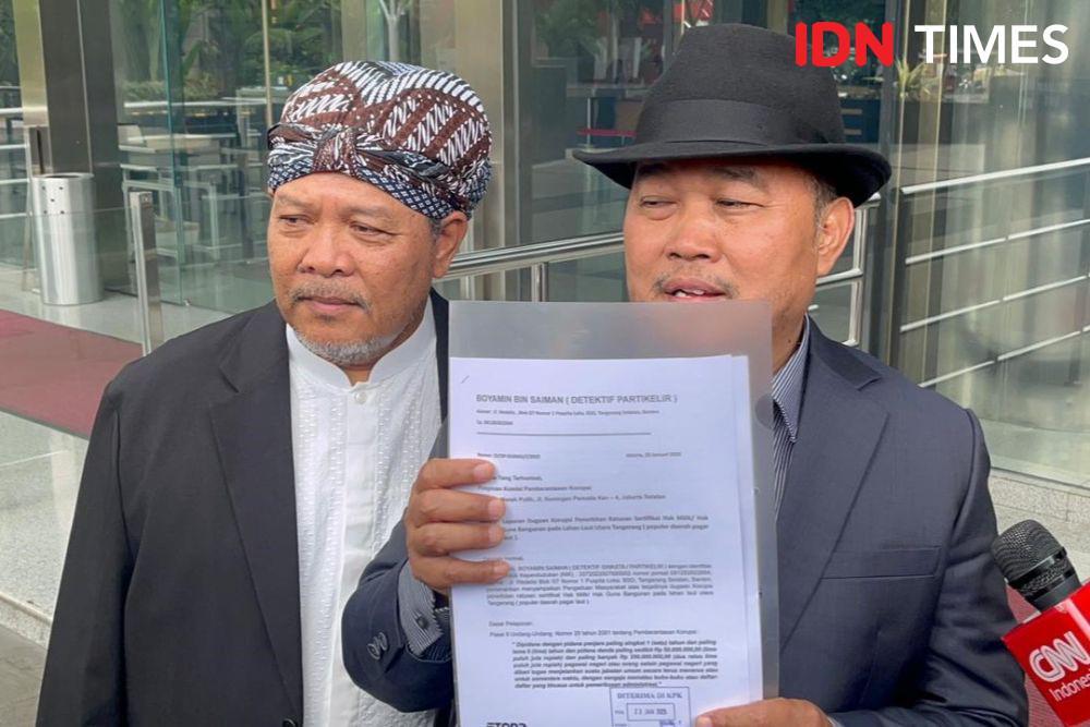 Dugaan Korupsi Penerbitan Sertifikat Laut Tangerang Dilaporkan ke KPK
