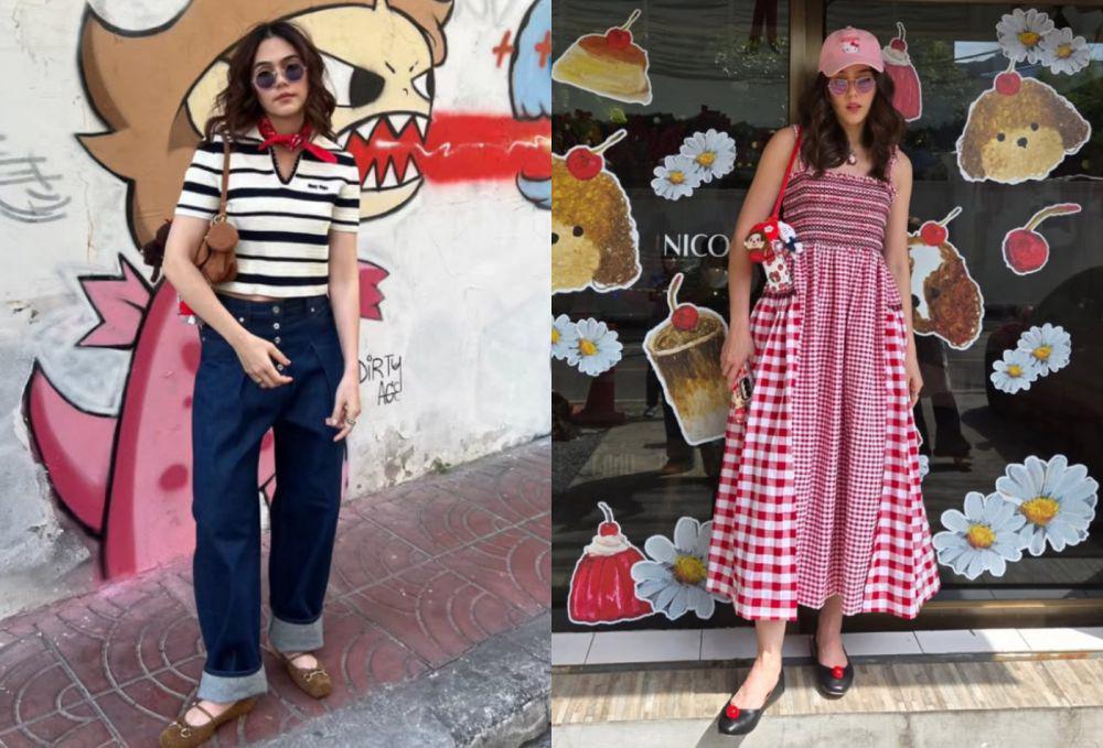 9 Inspirasi Outfit Tamasya ala Araya Hargate, Didominasi Dress