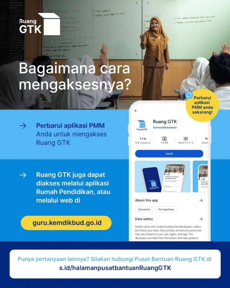 Ruang GTK (instagram.com/ppgkemendikdasmen)