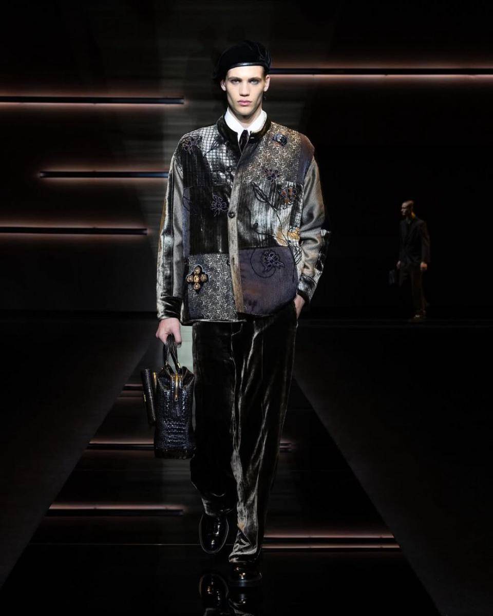 Emporio Armani F/W 2025-26 di Milan Fashion Week Men's (instagram.com/emporioarmani)