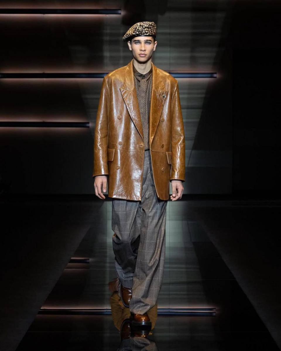 Emporio Armani F/W 2025-26 di Milan Fashion Week Men's (instagram.com/emporioarmani)