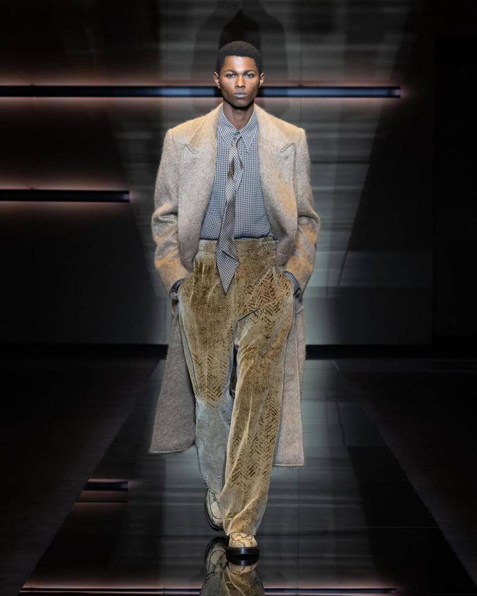 Emporio Armani F/W 2025-26 di Milan Fashion Week Men's (instagram.com/emporioarmani)