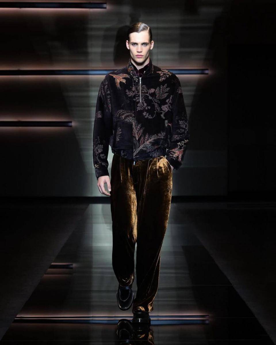 Emporio Armani F/W 2025-26 di Milan Fashion Week Men's (instagram.com/emporioarmani)