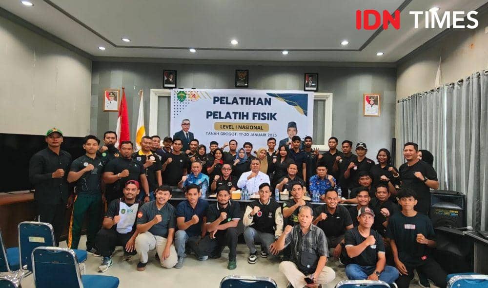 Pelatihan untuk pelatih fisik menjadi salah satu upaya KONI Kaltim mengerek prestasi pada PON XXII/2028 Nusa Tenggara. (IDN Times/Erik Alfian)