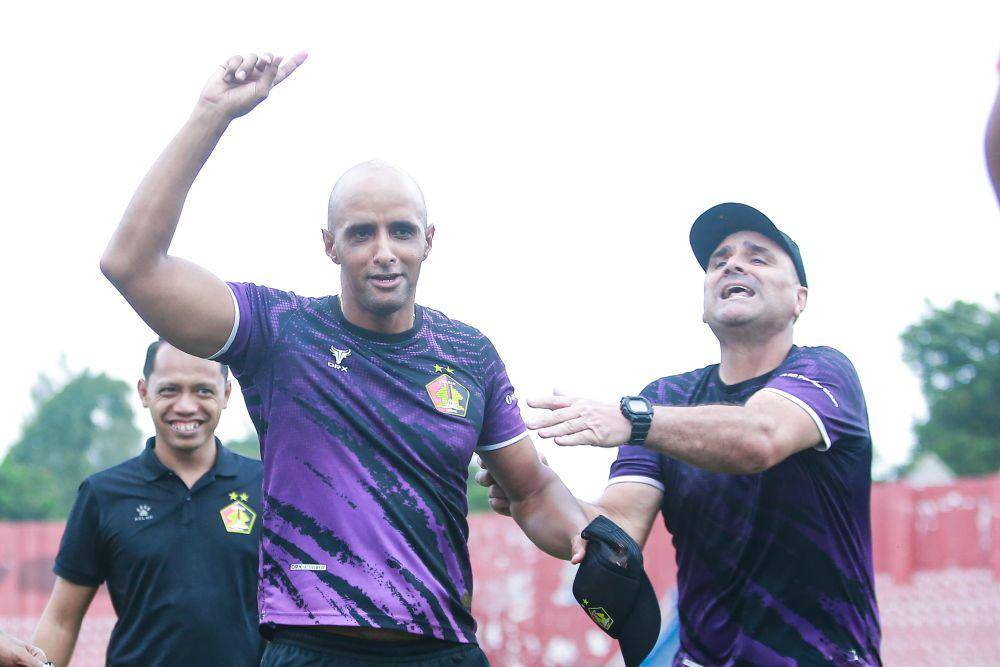 Pelatih fisik Persik Kediri, Vitor Tinoco. instagram.com/persikfcofficial