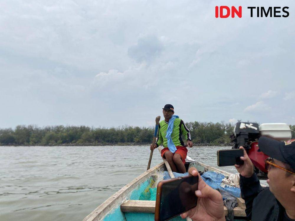 Daerah laut di Sidoarjo yang memiliki Hak Guna Bangunan (HGB). IDN Times/Khusnul Hasana