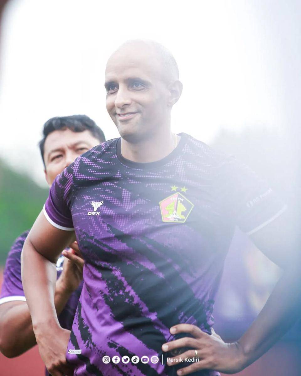 Pelatih fisik Persik Kediri, Vitor Tinoco. instagram.com/persikfcofficial