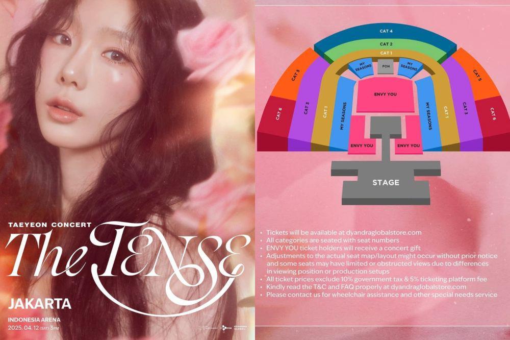 Harga Tiket Konser Taeyeon The Tense Jakarta 2025 dan Jadwal Belinya