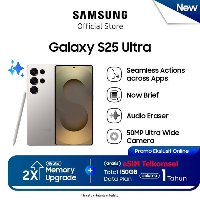 Samsung Galaxy S25 Ultra (tokopedia.com/Samsung Official Store)