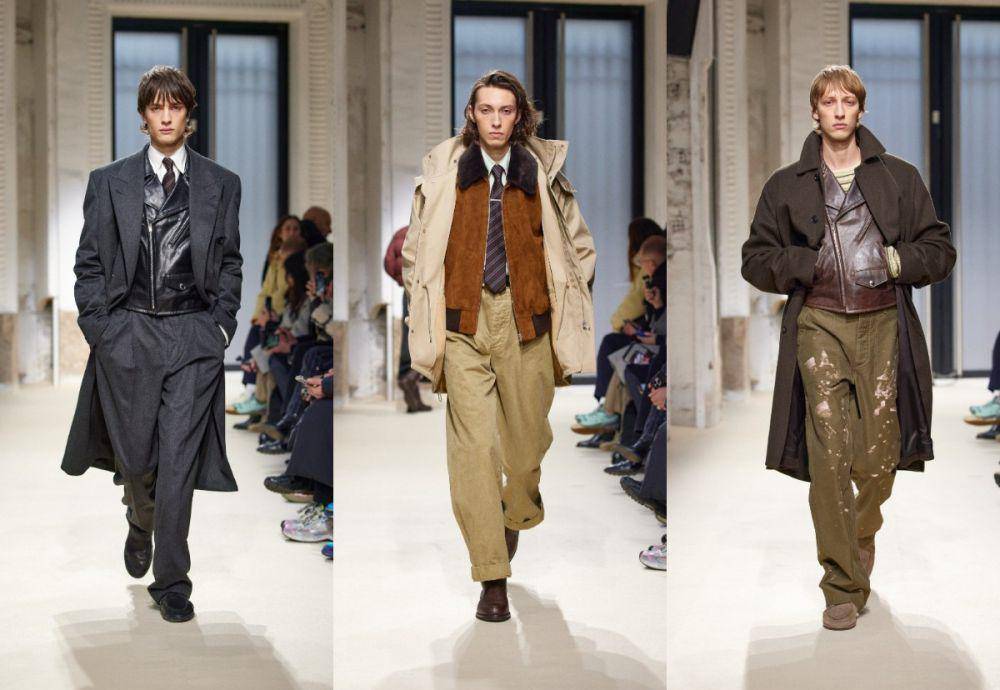 Auralee A/W 2025-26 di Paris Fashion Week Men's (dok. Auralee Japan)