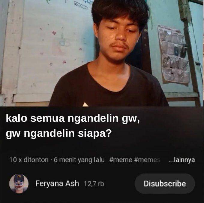 Meme pertanyaan (x.com/sabargakjuga)