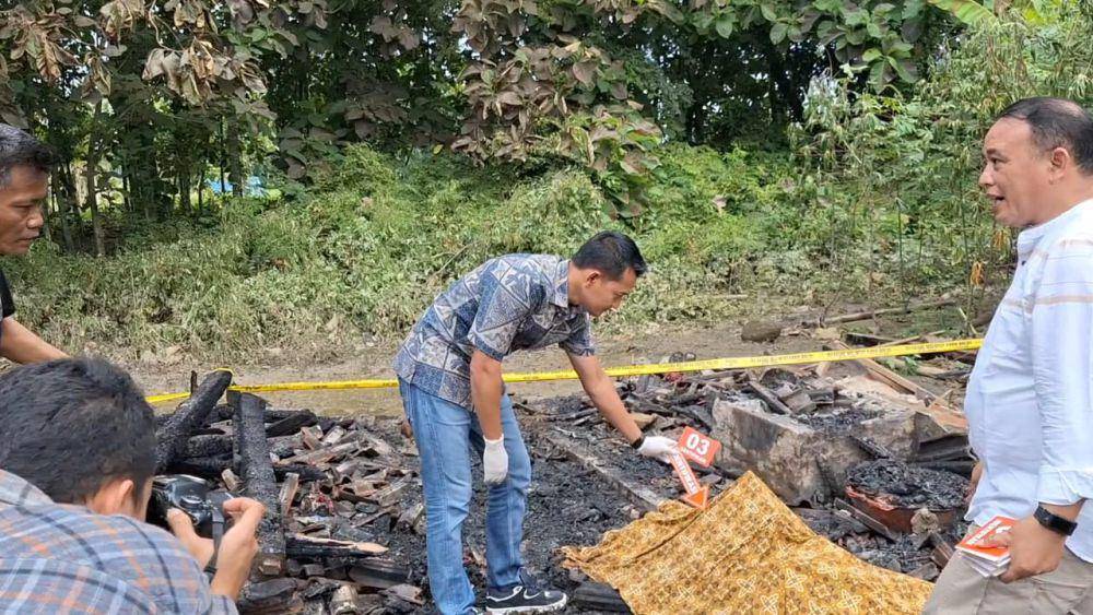 Rumah nenek Paniyem di Desa Sambirejo, Kecamatan Mantingan, Kabupaten Ngawi, ludes terbakar. IDN Times/ Riyanto.