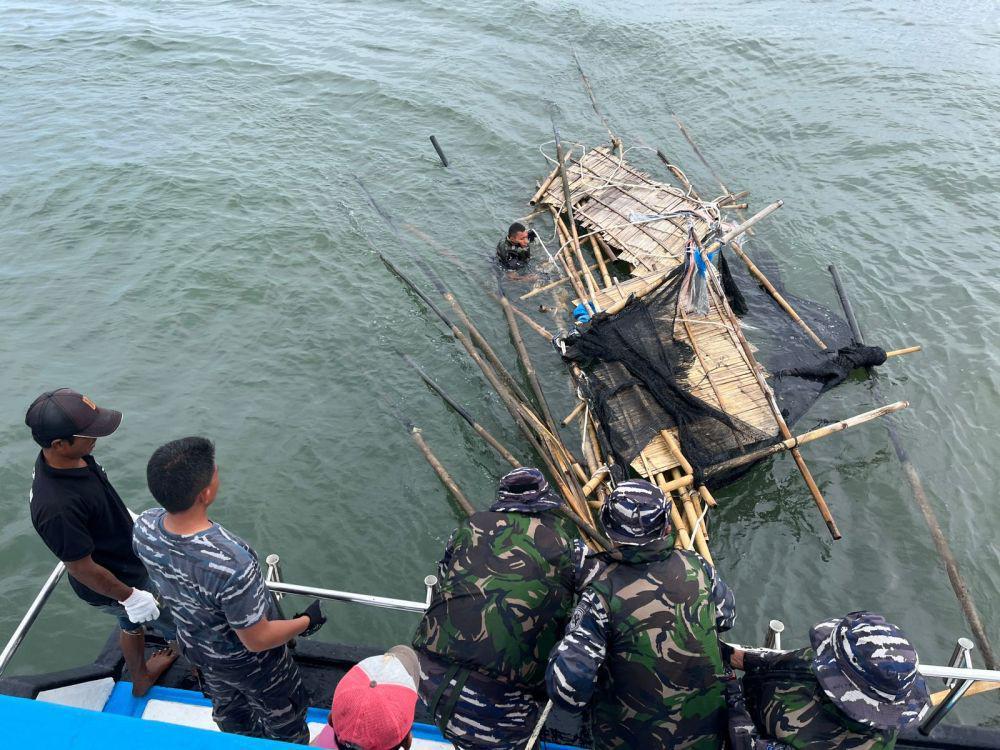 Masuk Hari ke-4, TNI AL Sudah Berhasil Cabut Pagar Laut 11,75 KM