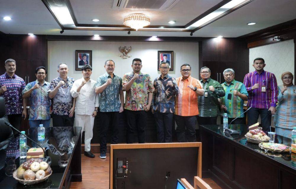 Rapat Pemko Medan dengan PT Sinar Sejahtera Terbarukan dan SCG Indonesia tentang pengelolaan sampah menjadi energi (Dok. Diskominfo Medan)